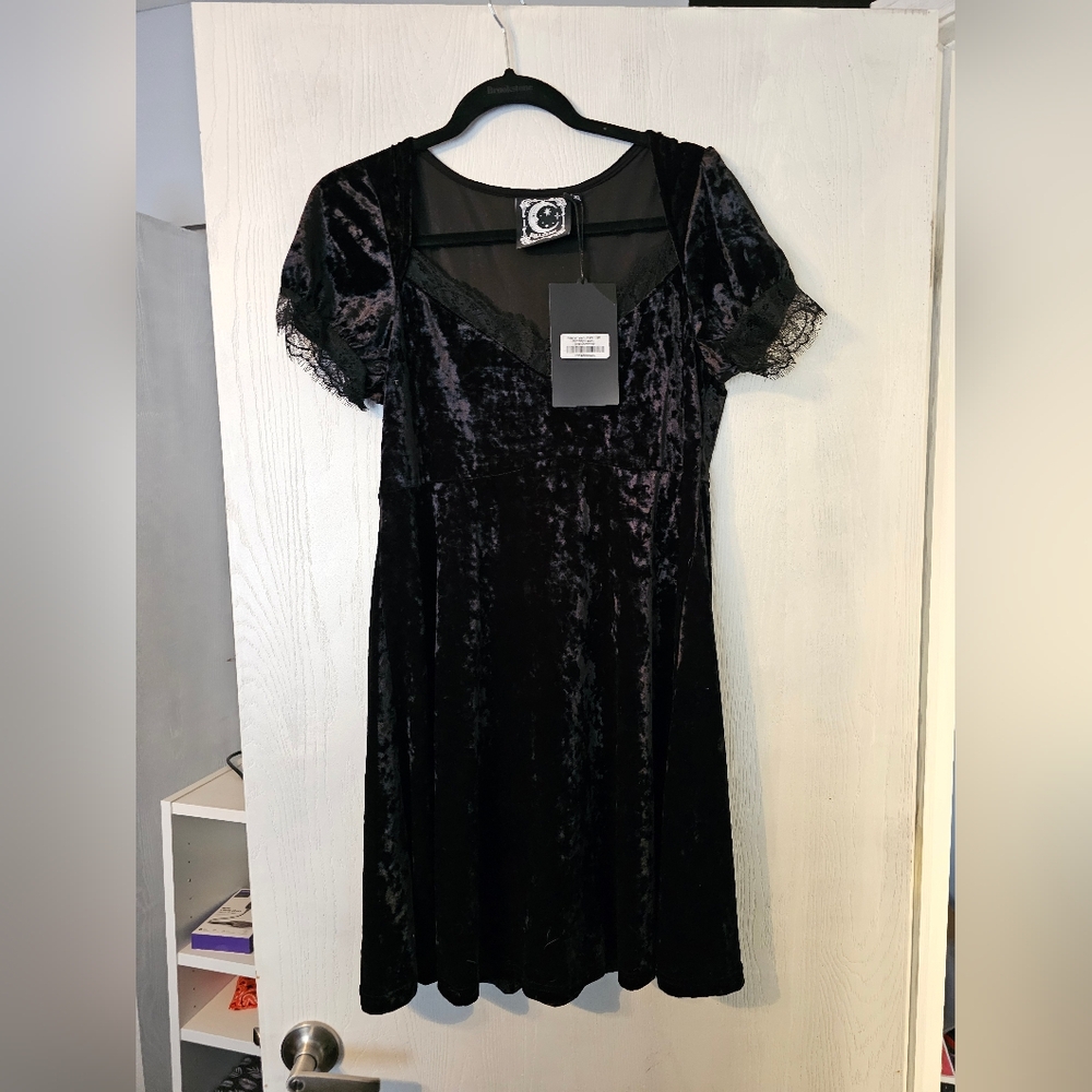 Killstar Kiss of Death skater dress XL